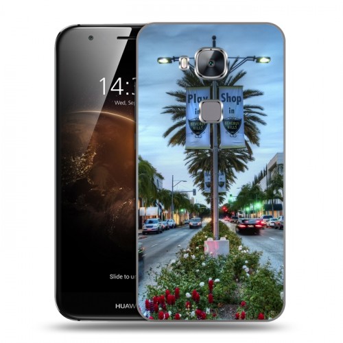 Дизайнерский силиконовый чехол для Huawei G8 Лос-Анжелес