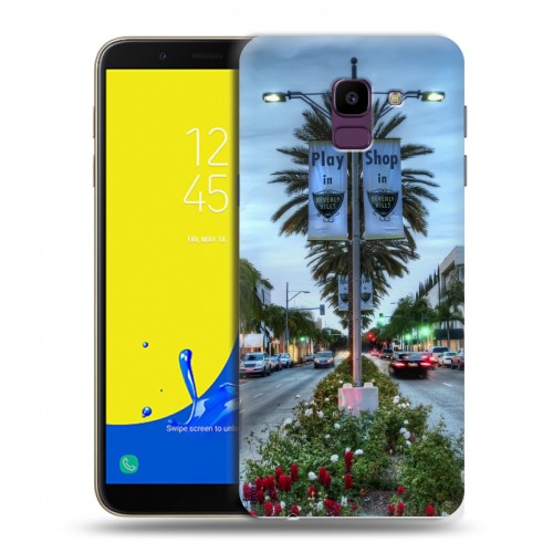 Дизайнерский пластиковый чехол для Samsung Galaxy J6 Лос-Анжелес