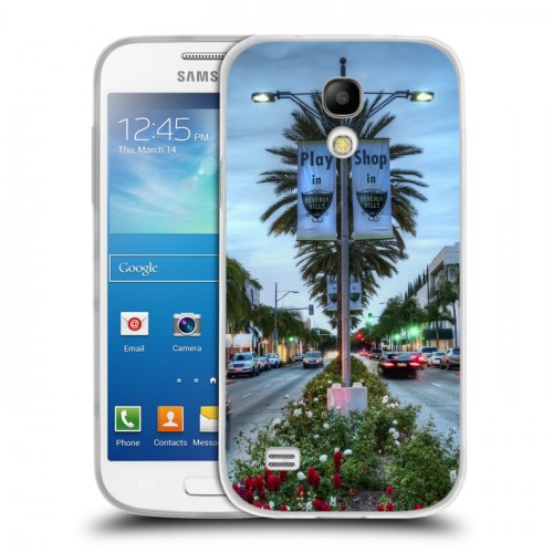 Дизайнерский пластиковый чехол для Samsung Galaxy S4 Mini  Лос-Анжелес