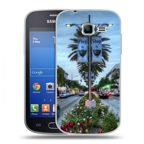 Дизайнерский пластиковый чехол для Samsung Galaxy Trend Lite Лос-Анжелес
