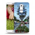 Дизайнерский пластиковый чехол для LG Optimus G2 mini Лос-Анжелес