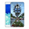 Дизайнерский пластиковый чехол для Samsung Galaxy Note Edge Лос-Анжелес