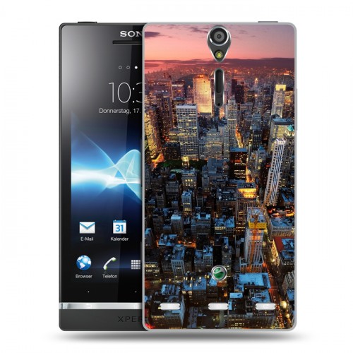 Дизайнерский пластиковый чехол для Sony Xperia S Лос-Анжелес