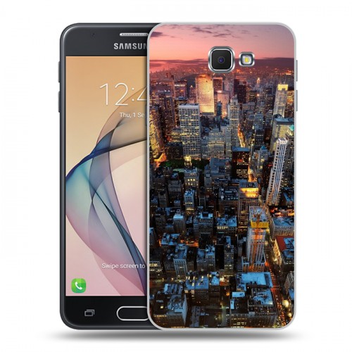 Дизайнерский пластиковый чехол для Samsung Galaxy J5 Prime Лос-Анжелес