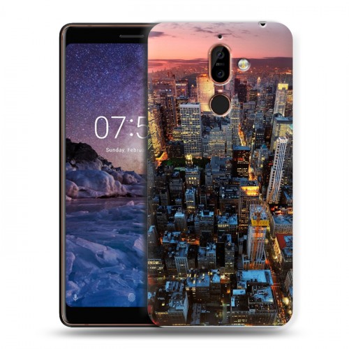 Дизайнерский пластиковый чехол для Nokia 7 Plus Лос-Анжелес