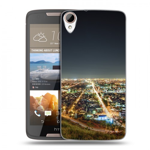 Дизайнерский пластиковый чехол для HTC Desire 828 Лос-Анжелес