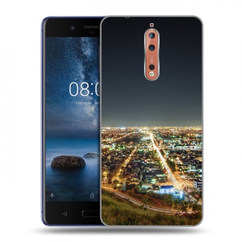 Дизайнерский пластиковый чехол для Nokia 8 Лос-Анжелес