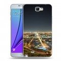 Дизайнерский пластиковый чехол для Samsung Galaxy Note 2 Лос-Анжелес