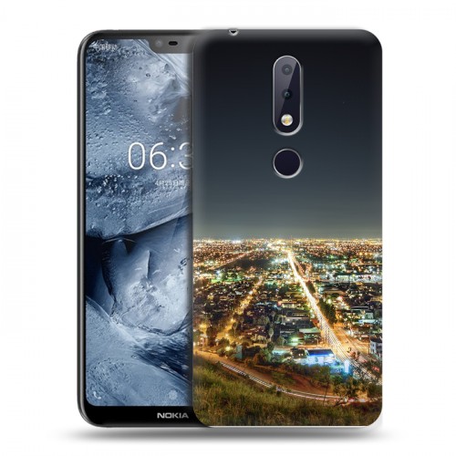 Дизайнерский силиконовый чехол для Nokia 6.1 Plus Лос-Анжелес