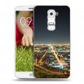Дизайнерский пластиковый чехол для LG Optimus G2 mini Лос-Анжелес