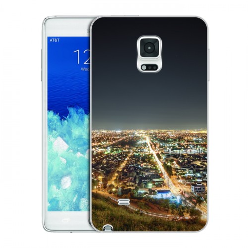 Дизайнерский пластиковый чехол для Samsung Galaxy Note Edge Лос-Анжелес
