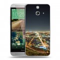 Дизайнерский пластиковый чехол для HTC One E8 Лос-Анжелес