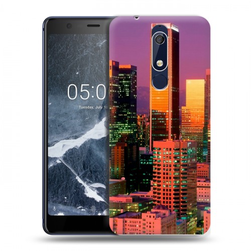 Дизайнерский пластиковый чехол для Nokia 5.1 Лос-Анжелес