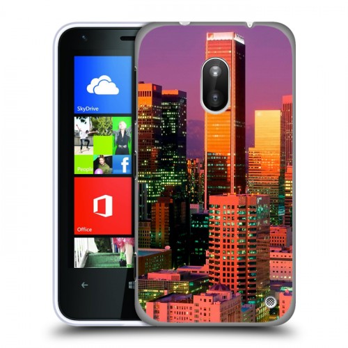 Дизайнерский пластиковый чехол для Nokia Lumia 620 Лос-Анжелес