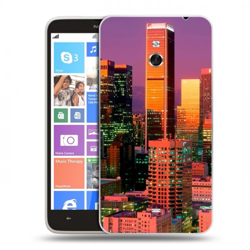 Дизайнерский пластиковый чехол для Nokia Lumia 1320 Лос-Анжелес