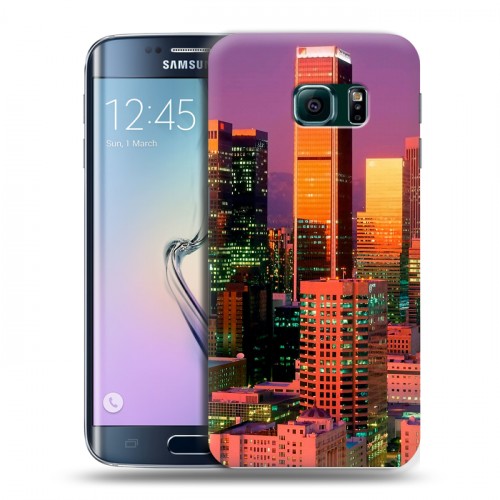 Дизайнерский пластиковый чехол для Samsung Galaxy S6 Edge Лос-Анжелес