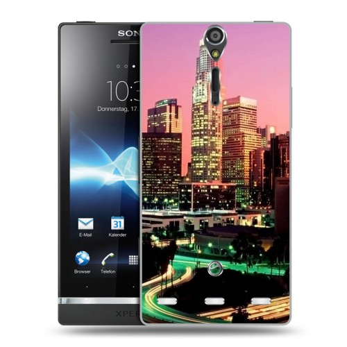 Дизайнерский пластиковый чехол для Sony Xperia S Лос-Анжелес