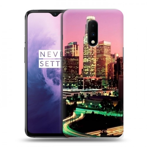 Дизайнерский пластиковый чехол для OnePlus 7 Лос-Анжелес