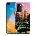 Дизайнерский пластиковый чехол для Huawei P40 Лос-Анжелес