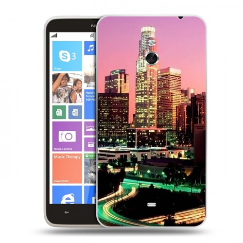 Дизайнерский пластиковый чехол для Nokia Lumia 1320 Лос-Анжелес