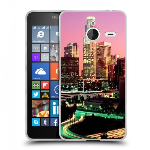 Дизайнерский пластиковый чехол для Microsoft Lumia 640 XL Лос-Анжелес