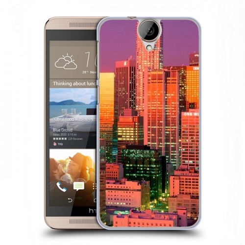Дизайнерский пластиковый чехол для HTC One E9+ Лос-Анжелес