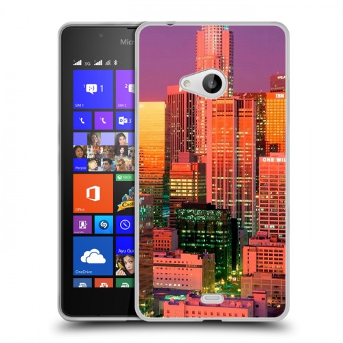 Дизайнерский пластиковый чехол для Microsoft Lumia 540 Лос-Анжелес