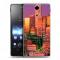 Дизайнерский пластиковый чехол для Sony Xperia TX Лос-Анжелес