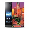 Дизайнерский пластиковый чехол для Sony Xperia S Лос-Анжелес