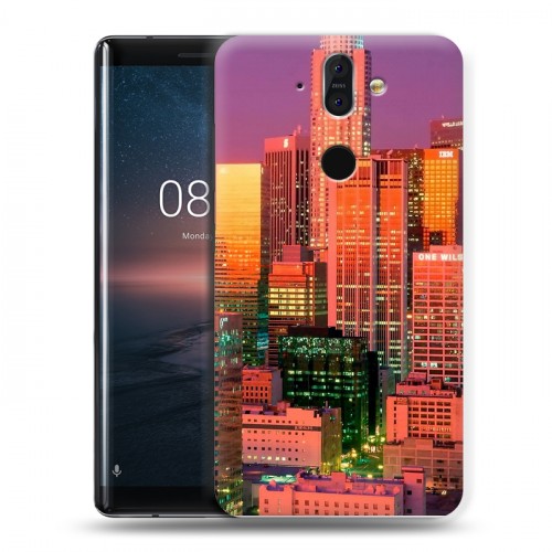 Дизайнерский пластиковый чехол для Nokia 8 Sirocco Лос-Анжелес