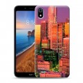 Дизайнерский силиконовый чехол для Xiaomi RedMi 7A Лос-Анжелес