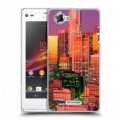 Дизайнерский пластиковый чехол для Sony Xperia L Лос-Анжелес