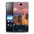 Дизайнерский пластиковый чехол для Sony Xperia TX Лос-Анжелес