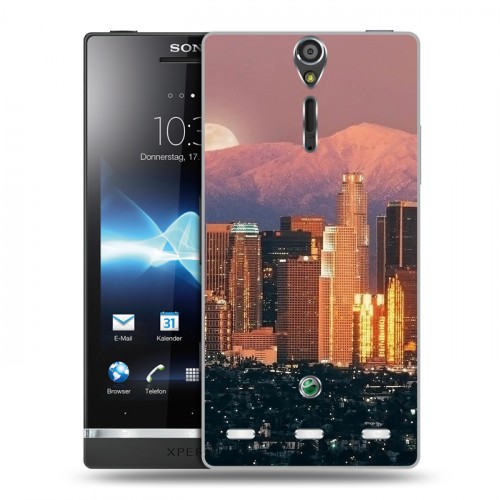 Дизайнерский пластиковый чехол для Sony Xperia S Лос-Анжелес