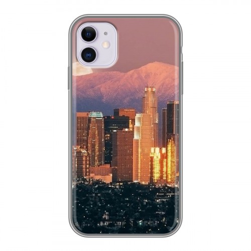 Дизайнерский силиконовый чехол для Iphone 11 Лос-Анжелес