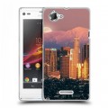 Дизайнерский пластиковый чехол для Sony Xperia L Лос-Анжелес