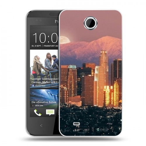 Дизайнерский пластиковый чехол для HTC Desire 300 Лос-Анжелес