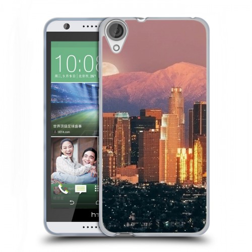 Дизайнерский силиконовый чехол для HTC Desire 820 Лос-Анжелес