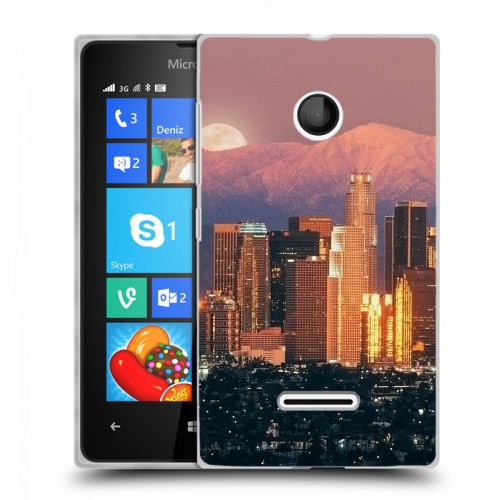 Дизайнерский пластиковый чехол для Microsoft Lumia 435 Лос-Анжелес