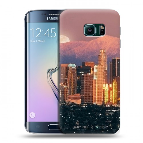 Дизайнерский силиконовый чехол для Samsung Galaxy S6 Edge Лос-Анжелес