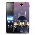 Дизайнерский пластиковый чехол для Sony Xperia TX Лос-Анжелес