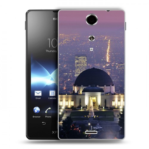 Дизайнерский пластиковый чехол для Sony Xperia TX Лос-Анжелес