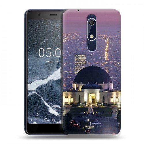 Дизайнерский пластиковый чехол для Nokia 5.1 Лос-Анжелес