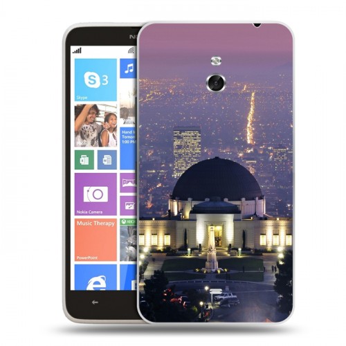 Дизайнерский пластиковый чехол для Nokia Lumia 1320 Лос-Анжелес