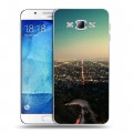 Дизайнерский пластиковый чехол для Samsung Galaxy A8 Лос-Анжелес