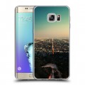 Дизайнерский пластиковый чехол для Samsung Galaxy S6 Edge Plus Лос-Анжелес