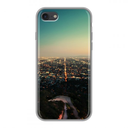 Дизайнерский силиконовый чехол для Iphone 7 Лос-Анжелес