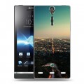 Дизайнерский пластиковый чехол для Sony Xperia S Лос-Анжелес