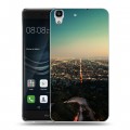 Дизайнерский пластиковый чехол для Huawei Y6II Лос-Анжелес