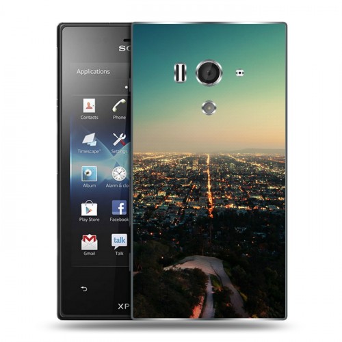 Дизайнерский пластиковый чехол для Sony Xperia acro S Лос-Анжелес